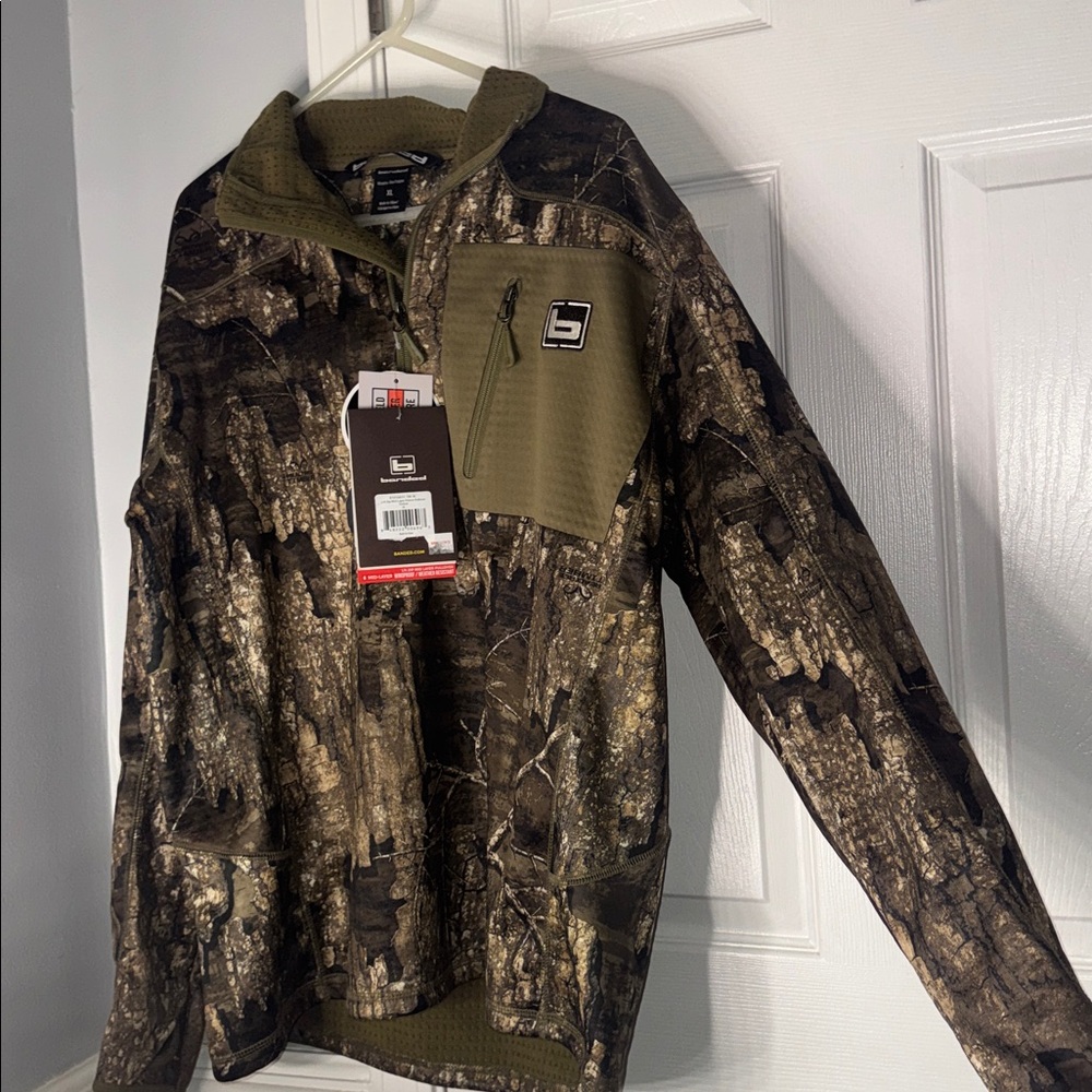 Banded Camouflage Women’s XL Mid-Layer 1/4 Zip Fleece Pullover- Hunting gear